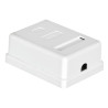 Presa a muro alantec rj45 cat.5e utp bianco [gn001]