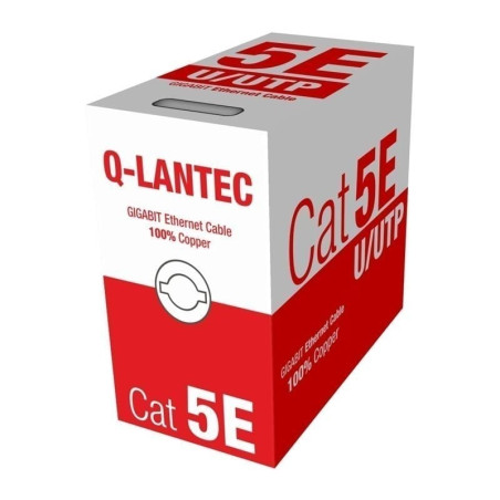 Cavo di rete in matassa alantec utp q-lantec 4x2x0.48 cat.5e