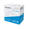 Cavo di rete in matassa ftp lanberg cat.5e 305m [lcf5-11cc-0305-s]