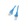 Cavo di rete patch lanberg utp cat.5e 10m blu [pcu5-10cc-1000-b]