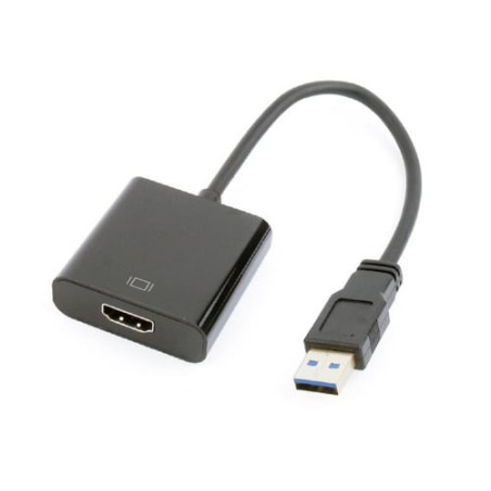 Adattatore gembird (usb 3.0 - hdmi) 0.15m nero [a-usb3-hdmi-02]