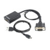 Adattatore gembird (hdmi - d-sub(vga)) 0.15m nero [a-vga-hdmi-01]