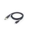 Cavo gembird usb 2.0 m/lightning m 2 m nero [cc-usb2-amlm-2m]