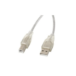 Cavo lanberg usb 2.0 m/usb 2.0 m 1,8m nero [ca-usba-12cc-0018-tr]