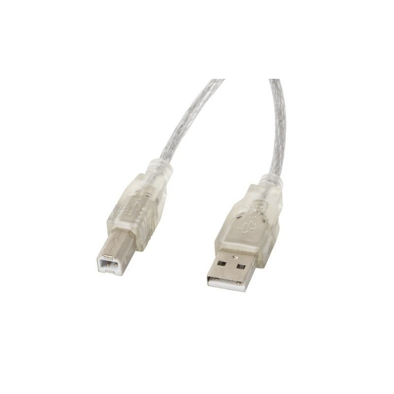 Cavo lanberg usb 2.0 m/usb 2.0 m 1,8m nero [ca-usba-12cc-0018-tr]