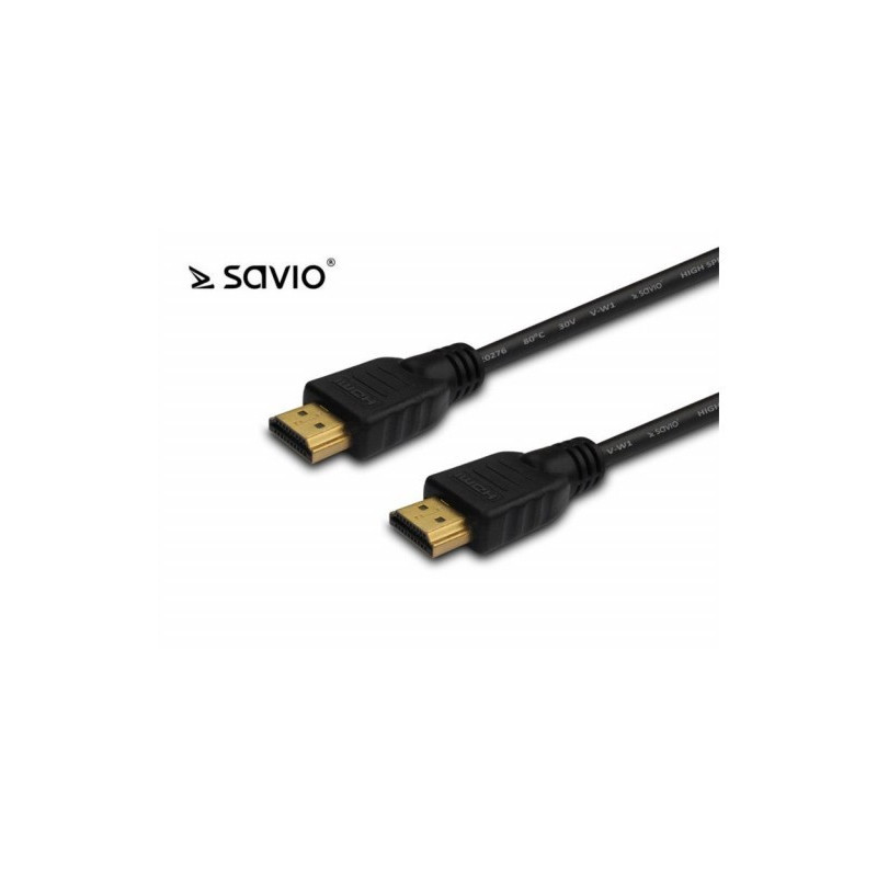 Cavo savio cl-113 hdmi m/hdmi m 5m nero [cl-113]