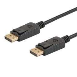 Cavo savio cl92 (displayport m - d-sub (vga) m 1.8m nero)
