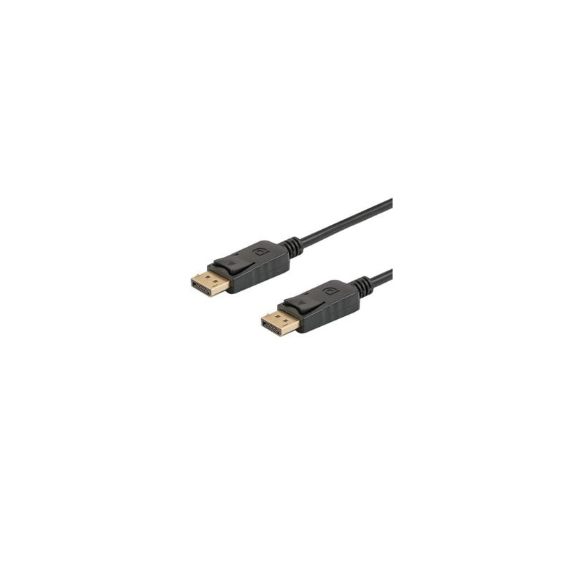 Cavo savio cl92 (displayport m - d-sub (vga) m 1.8m nero)