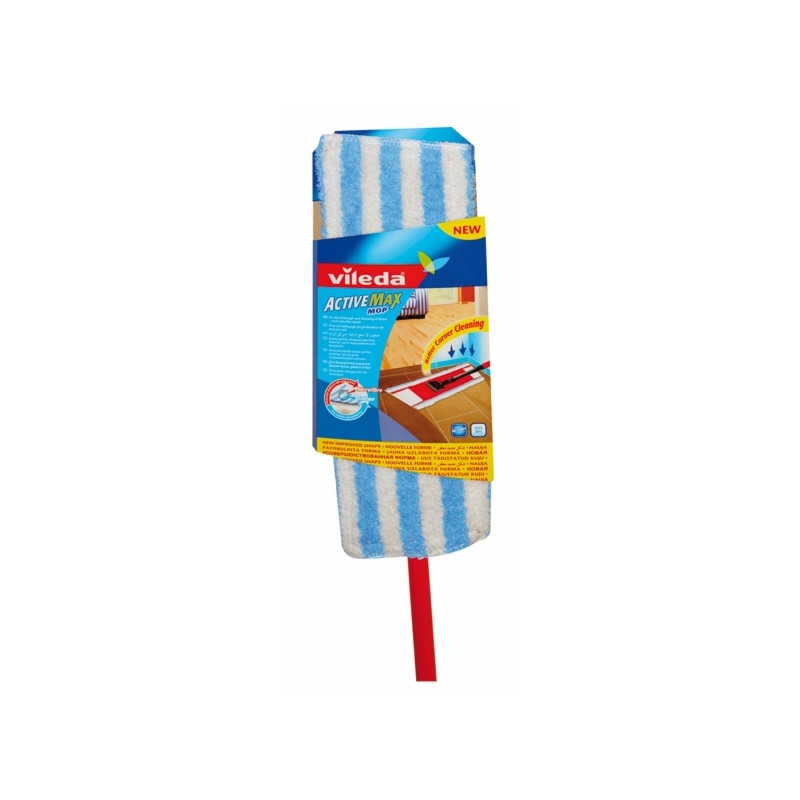 Scopa vileda active max 159x5x18cm rosso [140999]