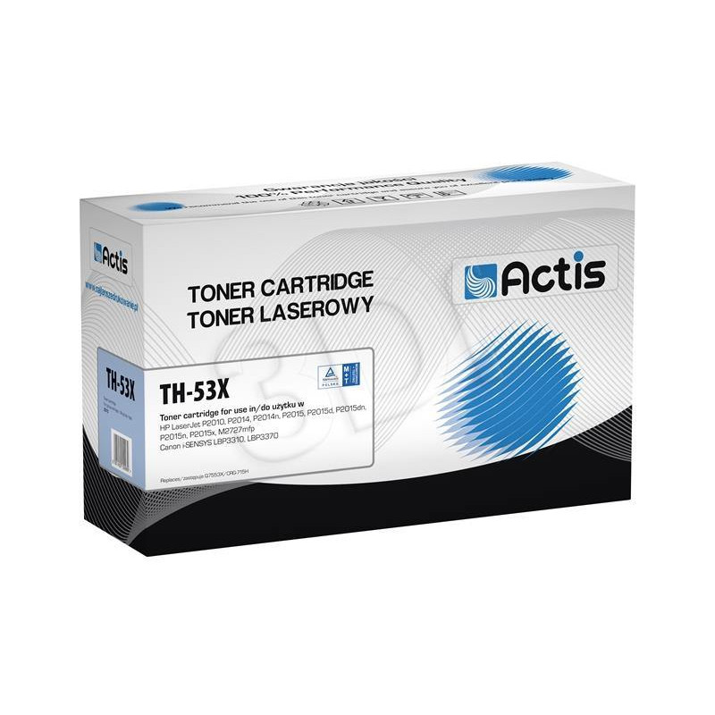 Toner actis per canon/hp standard 7000pagine nero [th-53x]