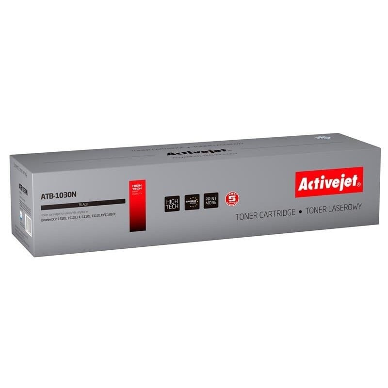 Toner activejet per brother tn-1030/tn-1050 1000pagine nero