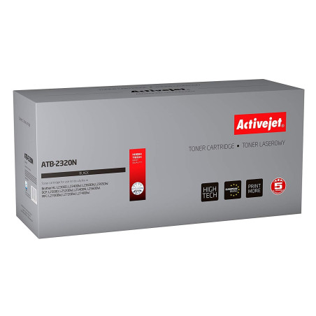 Toner activejet per brother tn-2320 2600pagine nero [atb-2320n]