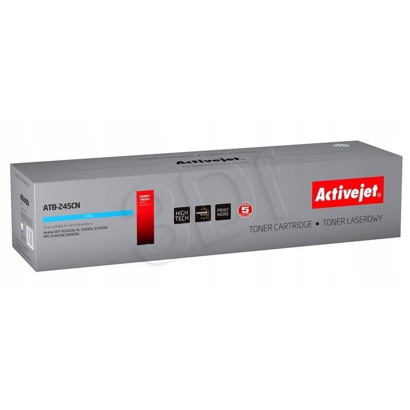 Toner activejet per brother tn-245c supreme 2200pagine ciano