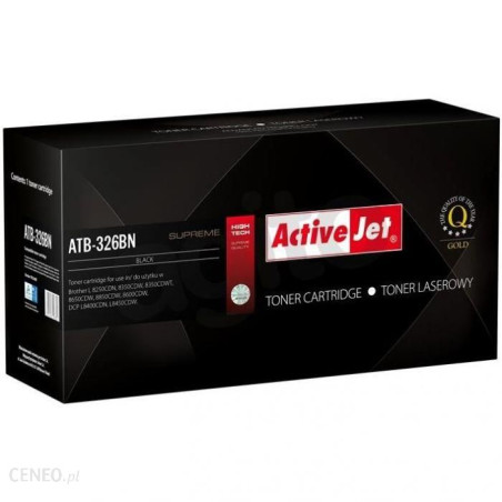 Toner activejet per brother tn-326bk supremo 4 500 pagine nero