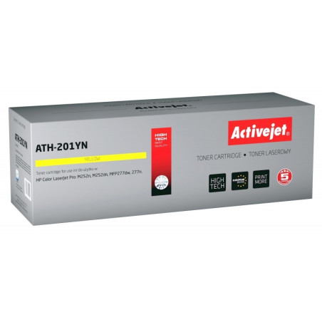 Toner activejet per hp 201a cf402a supreme 1 400 pagine giallo [ath-201yn]