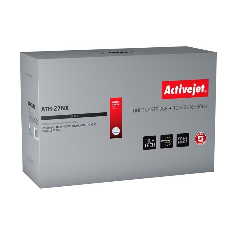 Toner activejet (sostitutivo canon hp 27x ep-52 c4127x supreme