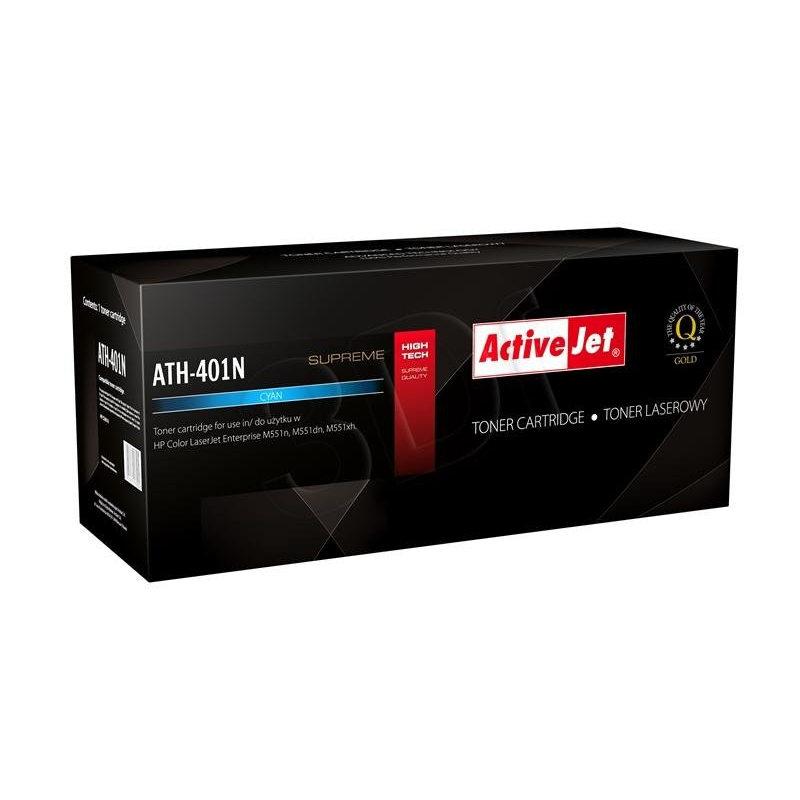 Toner activejet per hp 507a ce401a supreme 6000pagine ciano [ath-401n]