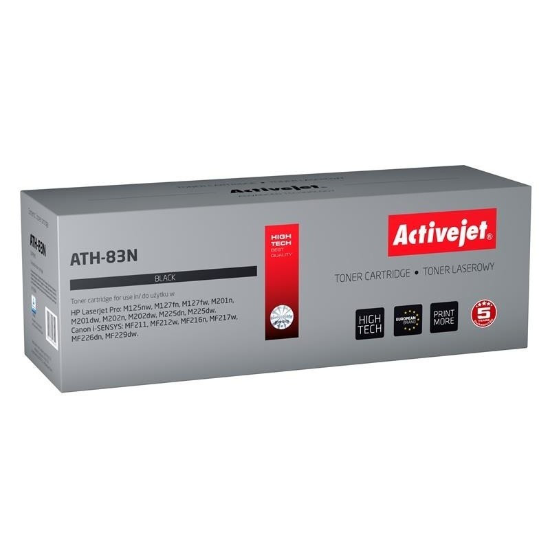 Toner activejet ath-83n per canon/hp 83a c supreme 1 500 pagine