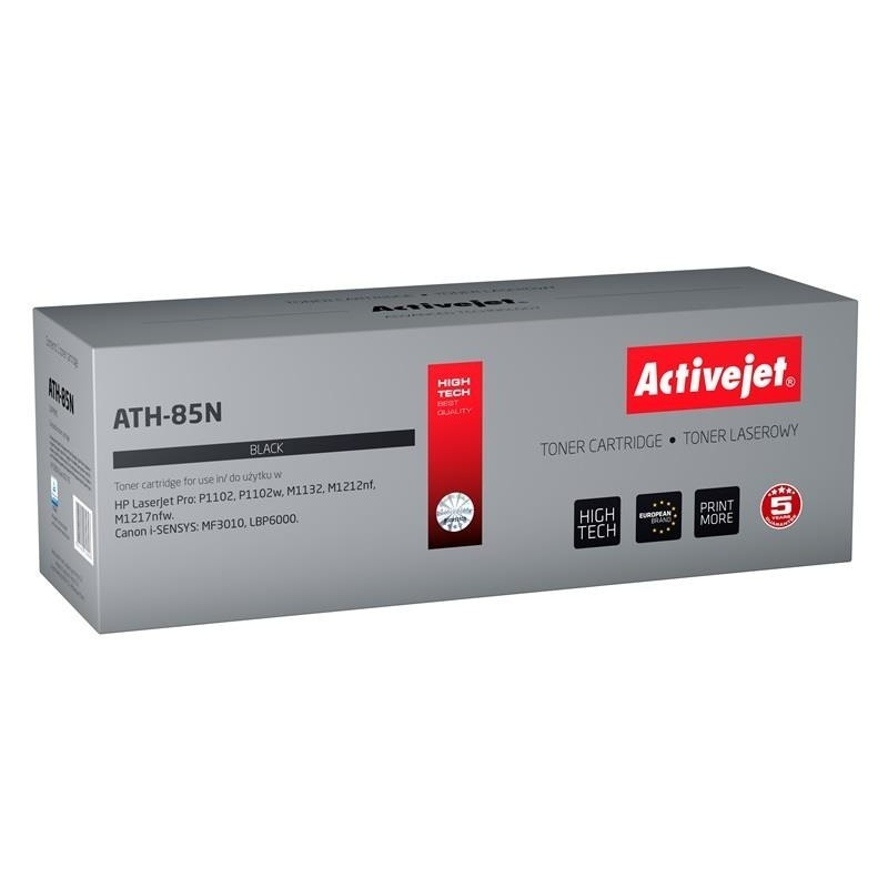 Toner activejet per canon/hp 85a crg-725 ce285a 2000pagine nero
