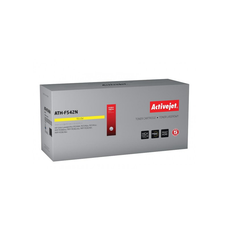 Toner activejet per hp supreme 1300pagine giallo [ath-f542n]