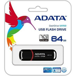 Pen drive 64gb adata uv150 usb 3.0 nero [auv150-64g-rbk]