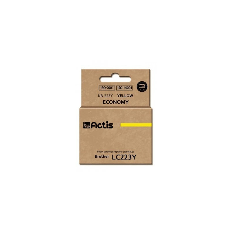 Cartuccia actis per brother 10ml giallo [kb-223y]