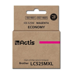 Cartuccia actis kb-525m per brother lc525m 15ml magenta [kb-525m]