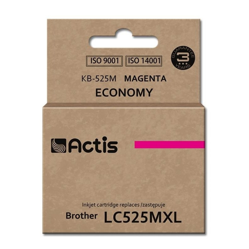 Cartuccia actis kb-525m per brother lc525m 15ml magenta [kb-525m]