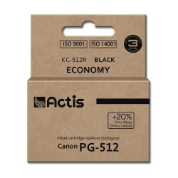 Cartuccia actis per canon standard 15ml nero [kc-512r]