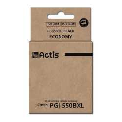 Cartuccia actis kc-550bk per canon pgi-550bk standard 23ml