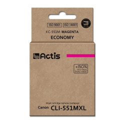 Cartuccia actis per canon cli-551m 12ml magenta [kc-551m]