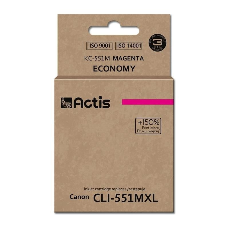 Cartuccia actis per canon cli-551m 12ml magenta [kc-551m]