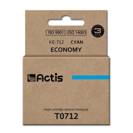 Cartuccia actis per epson standard 13.5ml ciano [ke-712]