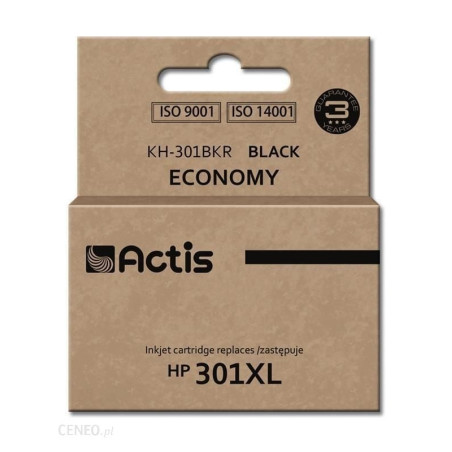 Cartuccia actis per hp 301xl ch563ee 15ml nero [kh-301bkr]