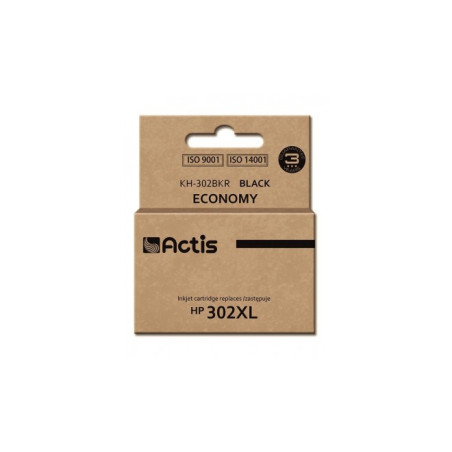Cartuccia actis per hp 302xl f6u68ae 20ml nero [kh-302bkr]