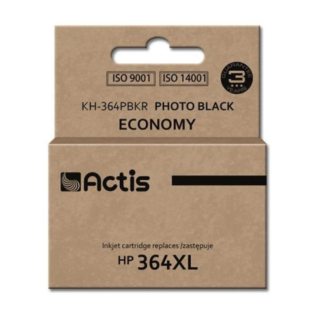 Cartuccia actis per hp 364xl cb322ee 12ml nero [kh-364pbkr]