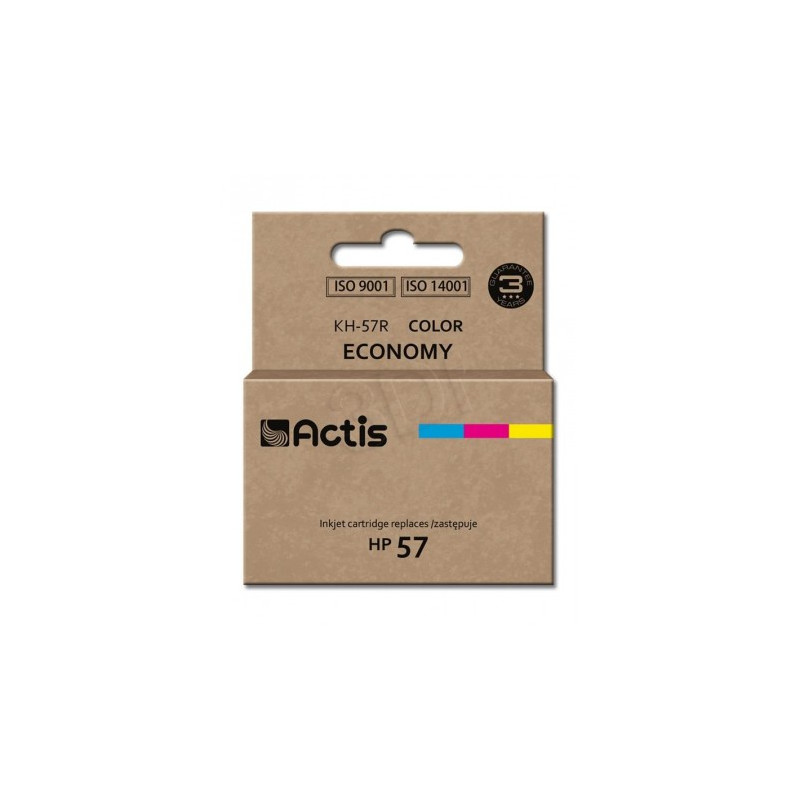 Cartuccia actis per hp 57 c6657a 21ml ciano/magenta/giallo [kh-57r]