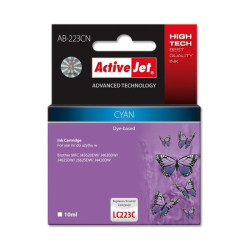 Cartuccia activejet per brother lc223c supreme 10ml ciano [ab-223cn]