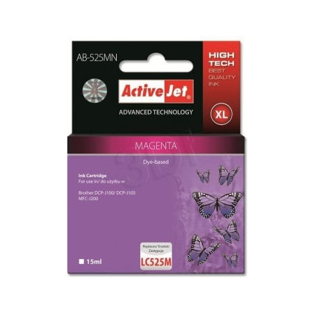 Cartuccia d'inchiostro activejet ab-223mn per brother lc223m