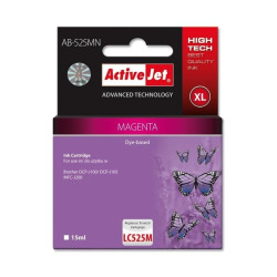 Cartuccia activejet per brother lc525m 15ml magenta [ab-525mn]