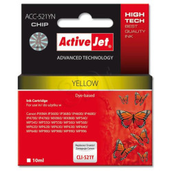 Cartuccia d'inchiostro activejet acc-521yn (acc-521y)