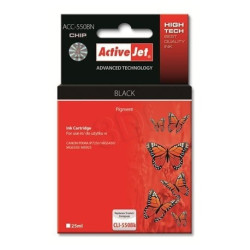Cartuccia activejet per canon pgi-550bk 25ml nero [acc-550bn]