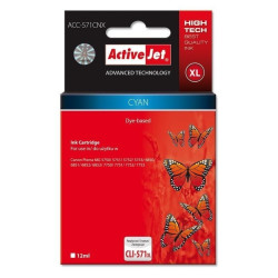 Cartuccia d'inchiostro activejet acc-571cnx per canon cli-571c