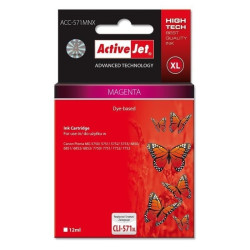 Cartuccia activejet per canon cli-571m xl 12ml magenta [acc-571mnx]