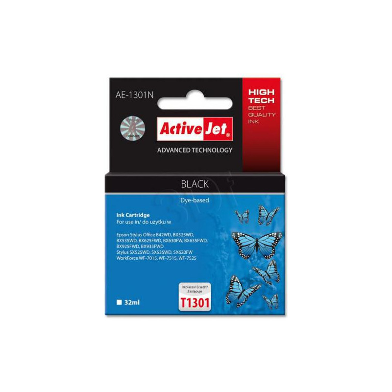 Cartuccia d'inchiostro activejet ae-1301n per epson t1301