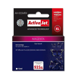 Cartuccia activejet per hp premium 12ml magenta [ah-935mrx]