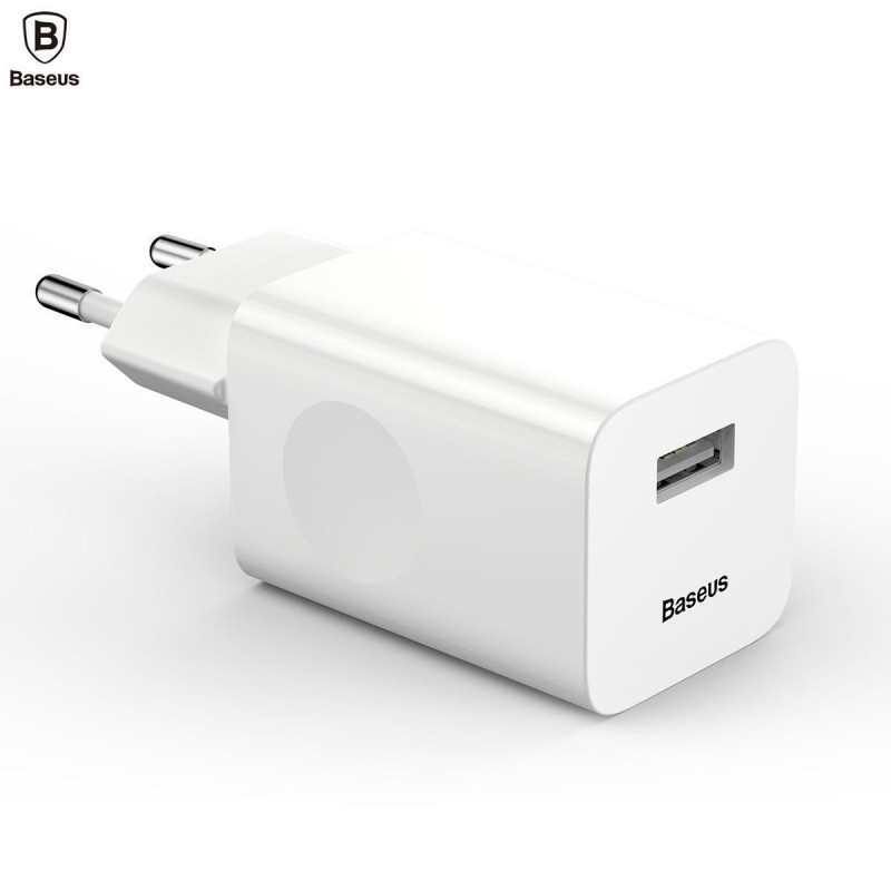 Alimentatore da rete baseus ccall-bx02 (usb 3.0 bianco) [ccall-bx02]