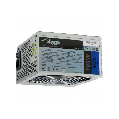 Alimentatore 700w akyga passiv 120mm grigio [ak-b1-700]