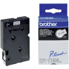 Cassetta nastro brother tc-201 colore nastro: bianco colore carattere:nero