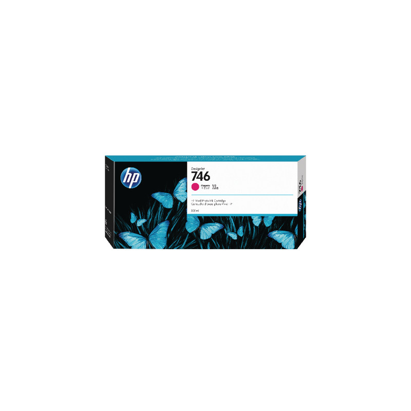 Cartuccia hp 300ml magenta no.746 [p2v78a]